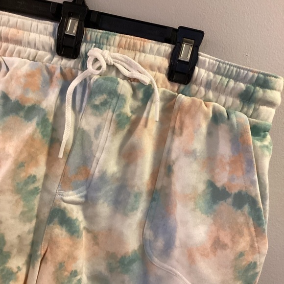 SONOMA fleece shorts woman’s size OX color called green blue cloud NWT p… - Picture 5 of 16